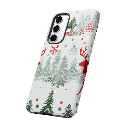 Nordic Christmas Print - Impact Resistant Phone Case
